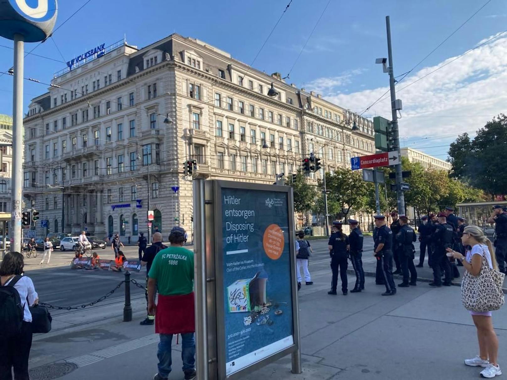 Klima-Demo beim Schottentor