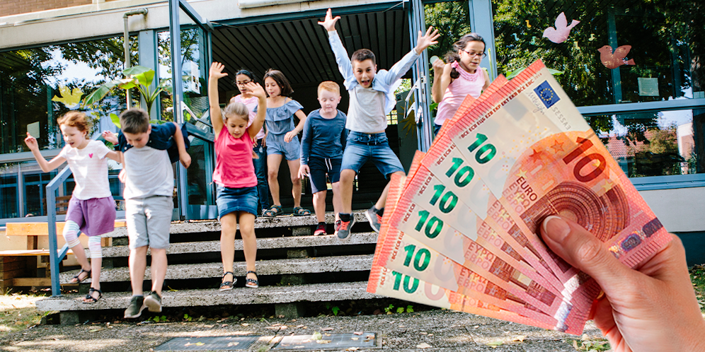 Zum Schulstart gibt es NÖ für jedes Kind 100 Euro.