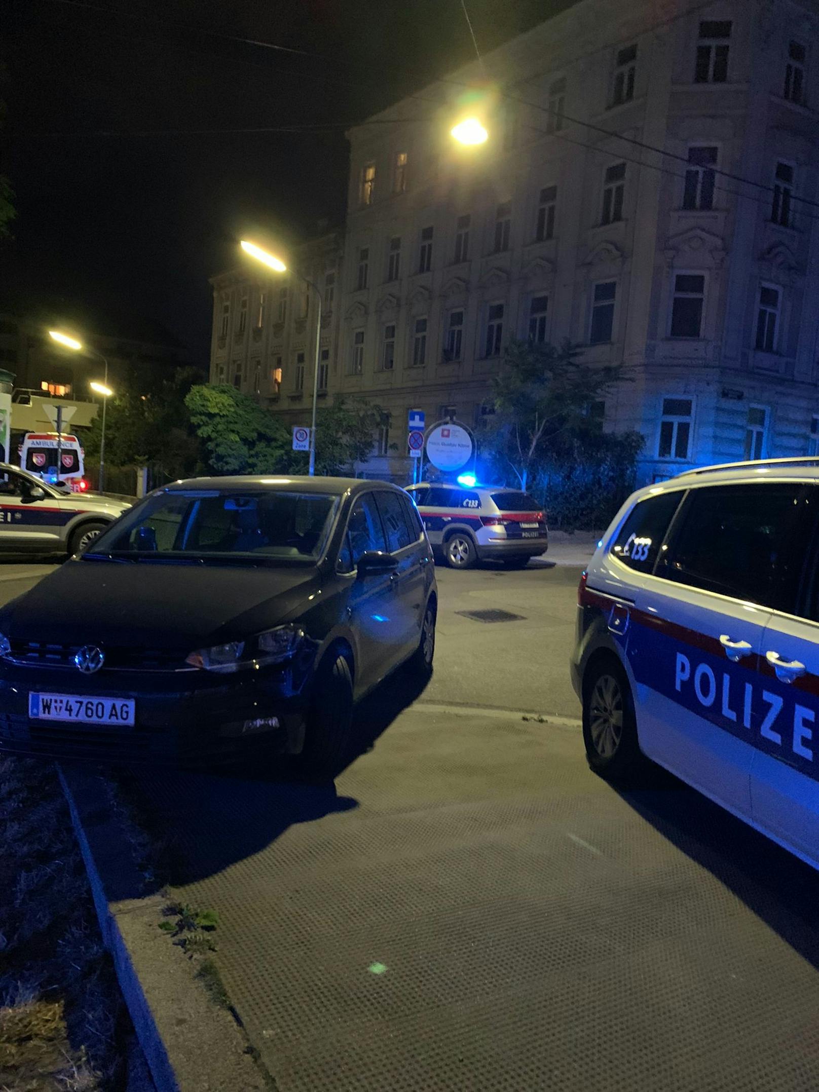 Riesiger Polizei-Einsatz in Wien-Penzing