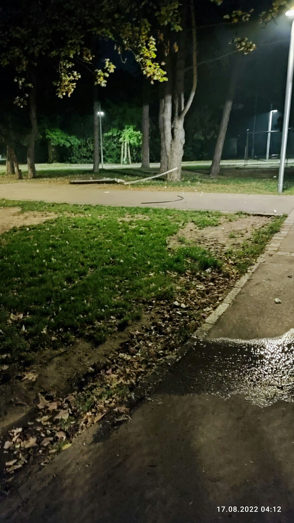 Im Hyblerpark gab es gegen 4 Uhr eine Explosion.