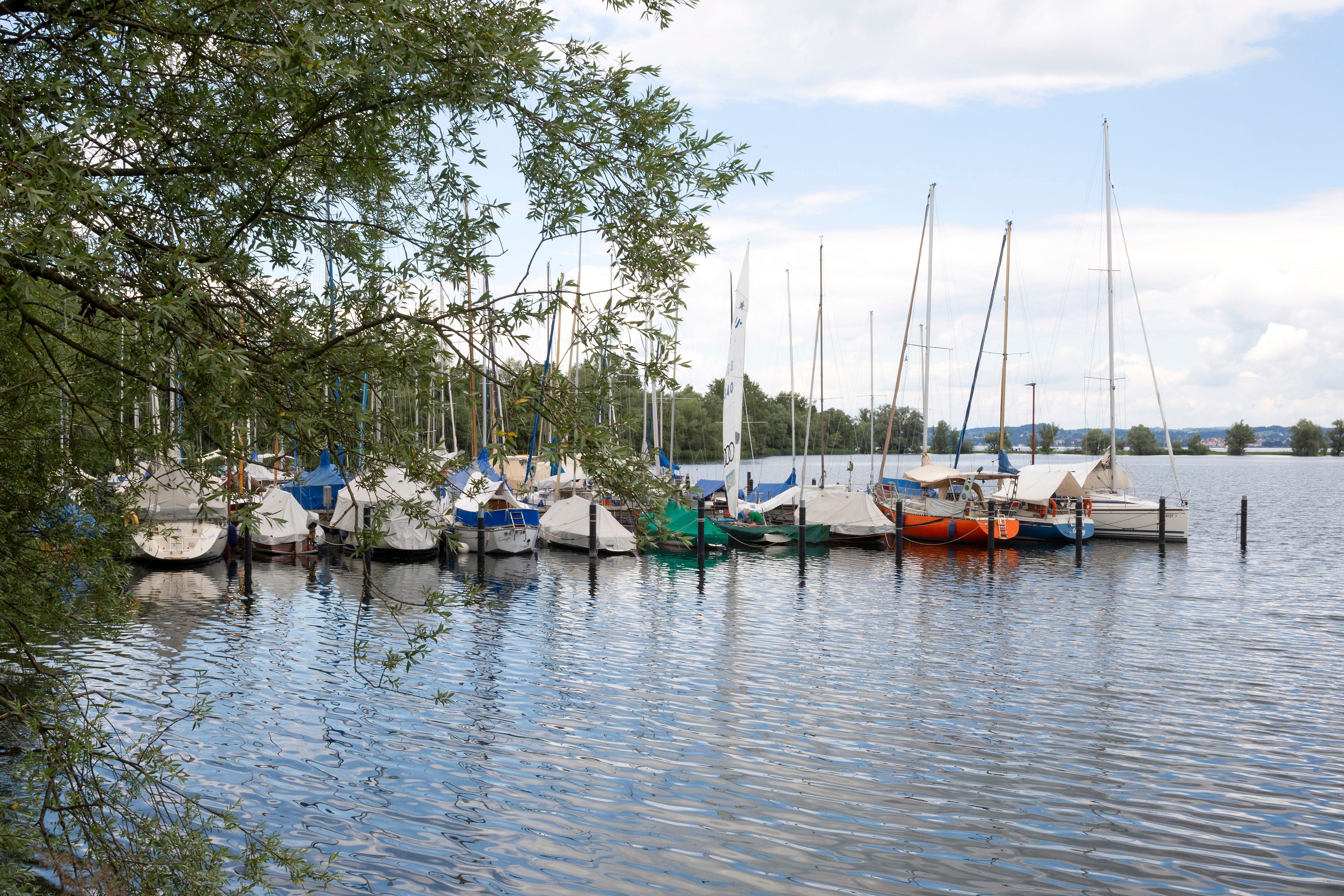 Große Trockenheit und anhaltend hohe Temperaturen halten Bodensee und die Vorarlberger Flüsse weiter auf sehr niedrigem Stand.