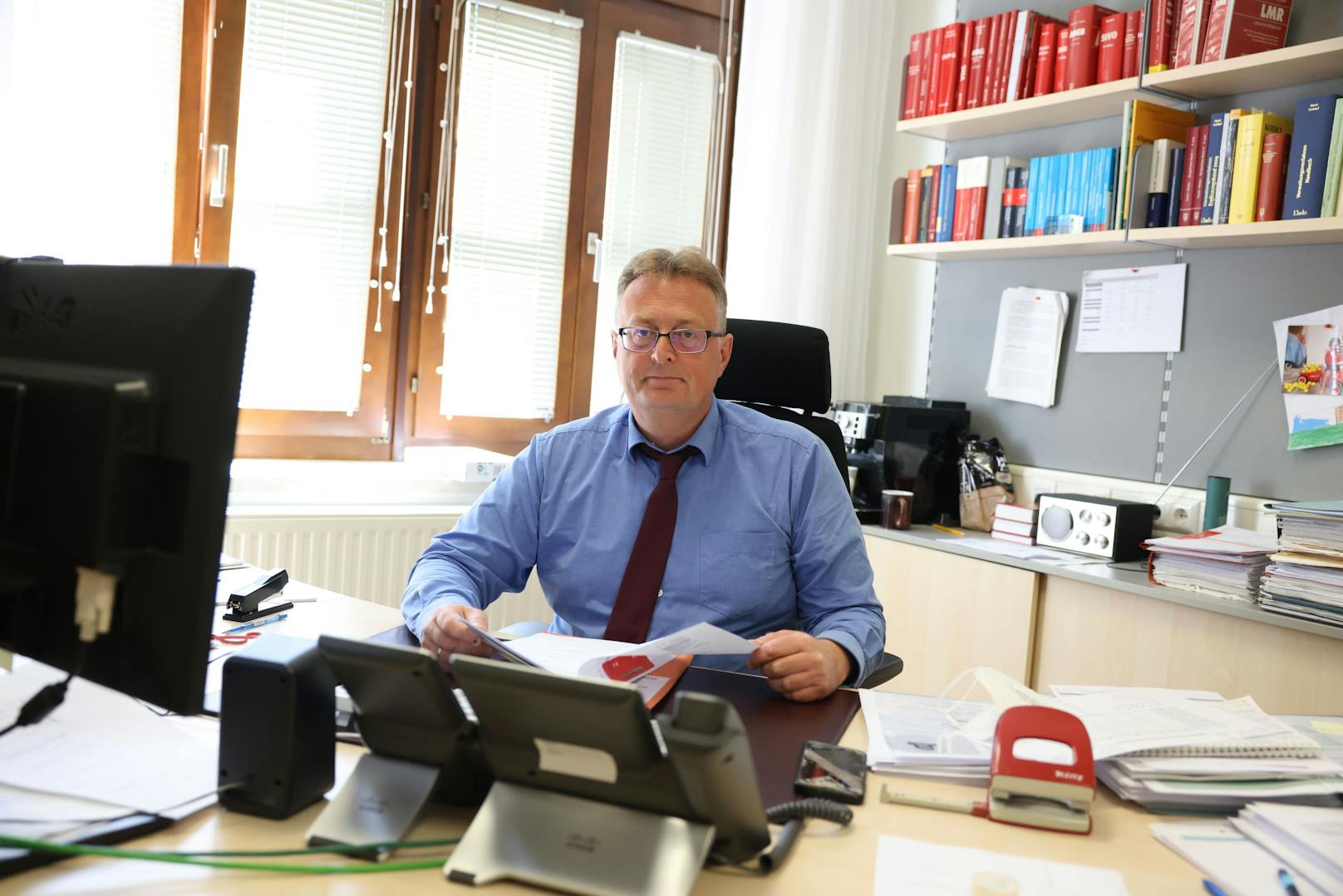 Bezirksamtsleiter Heinz Liebert leitet das Amt seit zwölf Jahren.