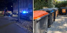Mann schießt auf Beamte, versteckt sich unter Müllsäcken