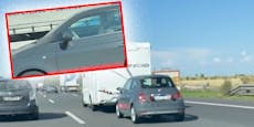 Fahrender Pkw ohne Lenker auf Autobahn sorgt für Wirbel