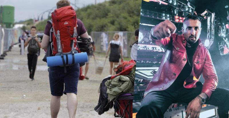 Symbolbild eines Campers bei der Anreise; Rapper SSIO.