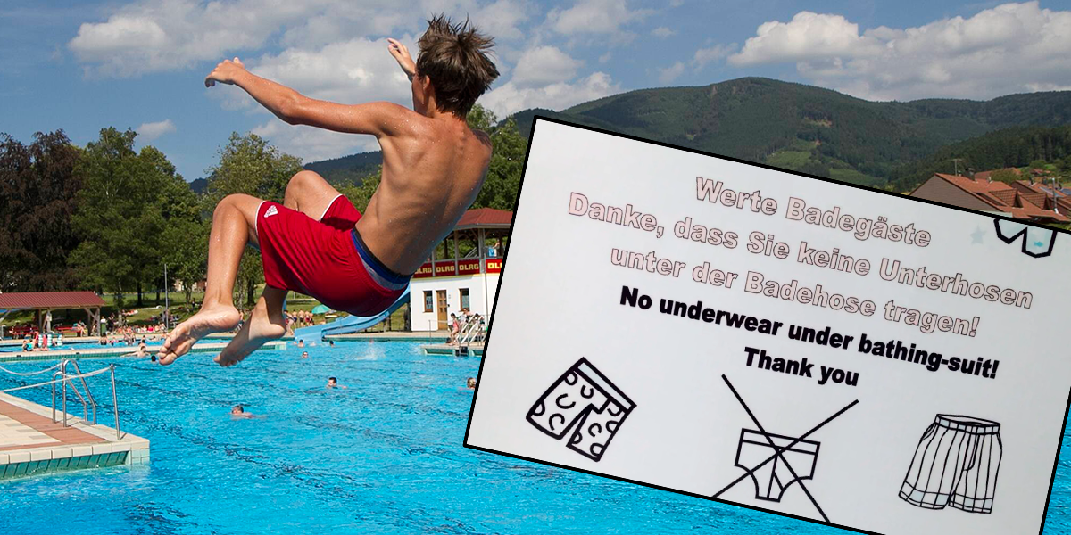 Badehose-Verbot