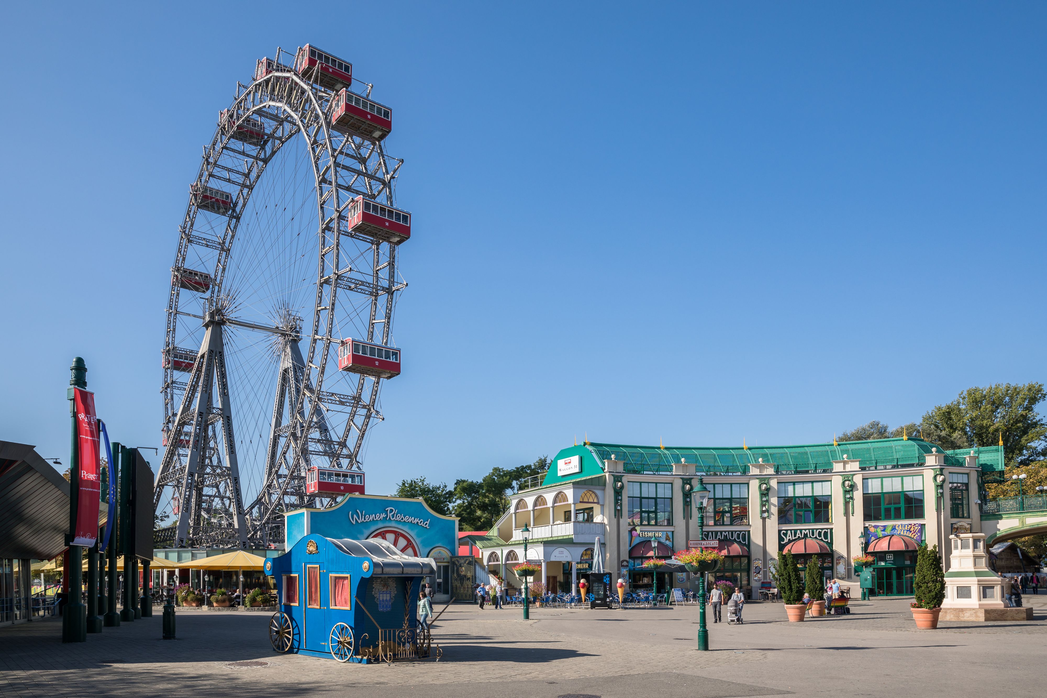 Am Riesenradplatz wurde ein Mann festgenommen.
