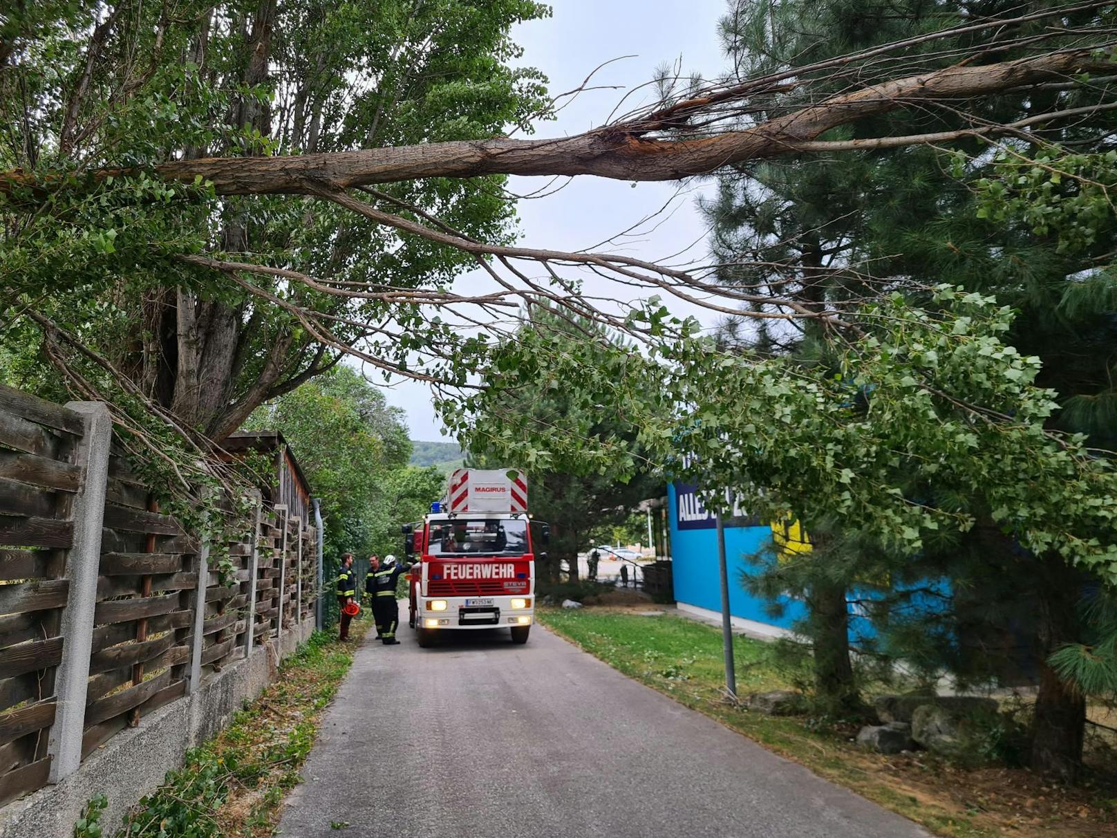 Der Einsatz in Neunkirchen.