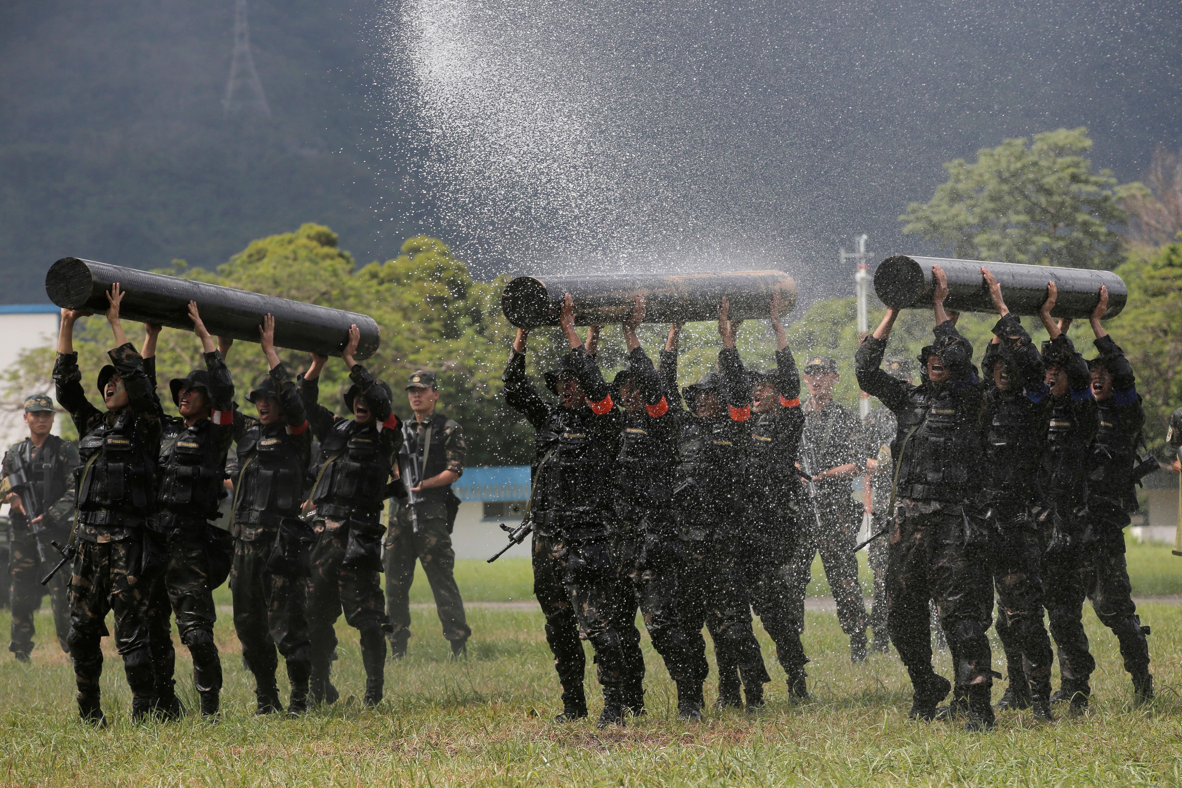 Das chinesische Militär entsendet Soldaten zu einem gemeinsamen Manöver nach Russland. Archivbild. 