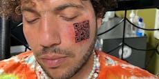US-Rapper lässt sich QR-Code auf Gesicht tätowieren