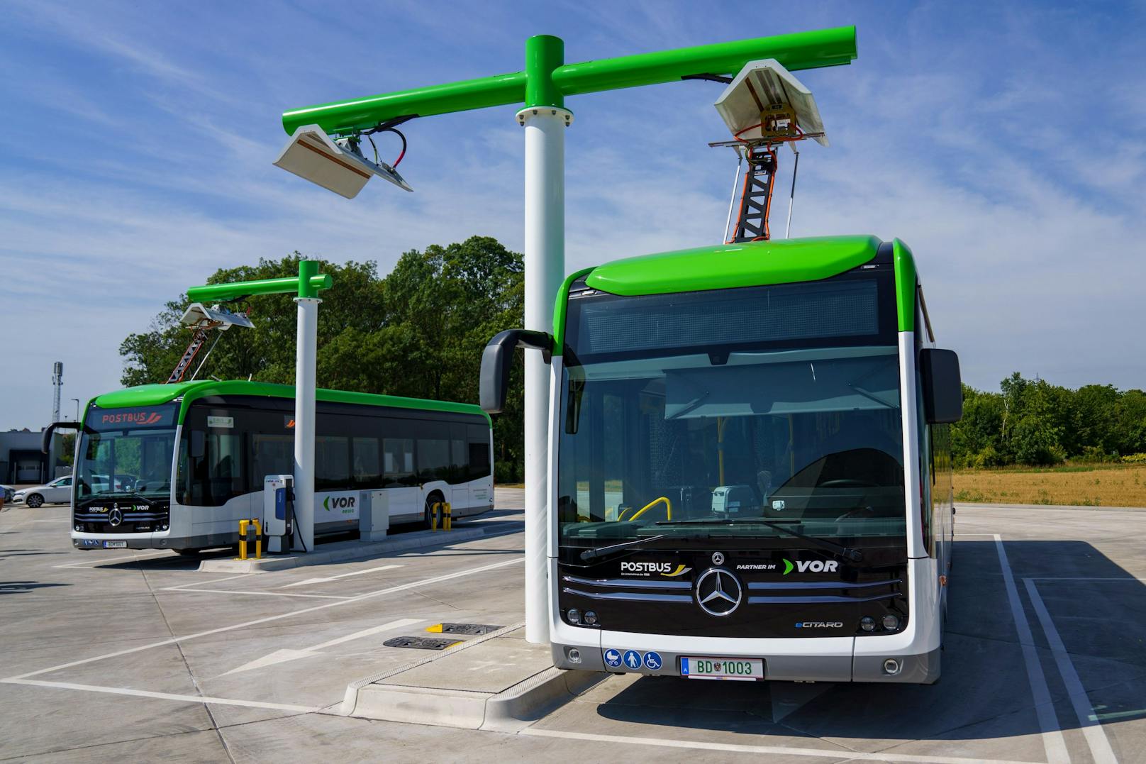 Mit dem Einsatz von insgesamt 11 modernen E-Bussen im südlichen Weinviertel geht es jetzt los.