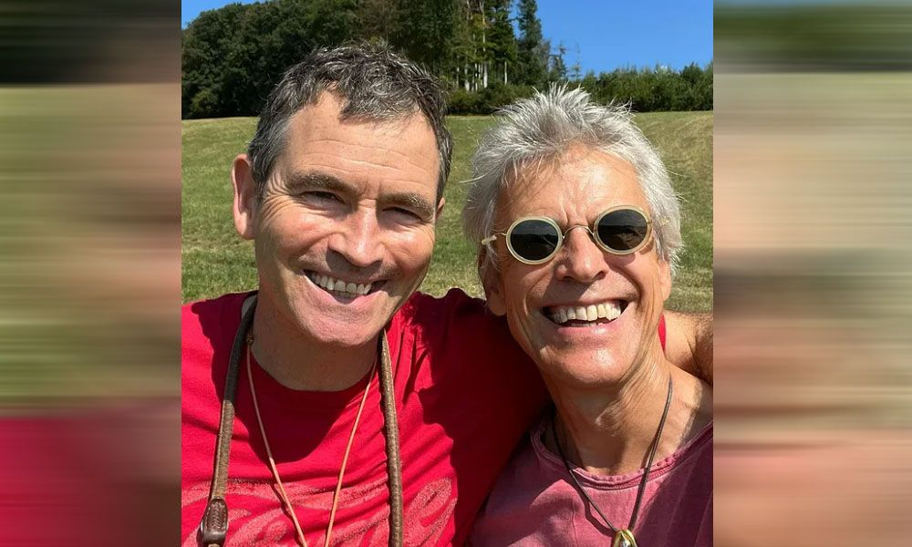 Thomas Brezina mit seinem Ehemann Ivo Belajic.
