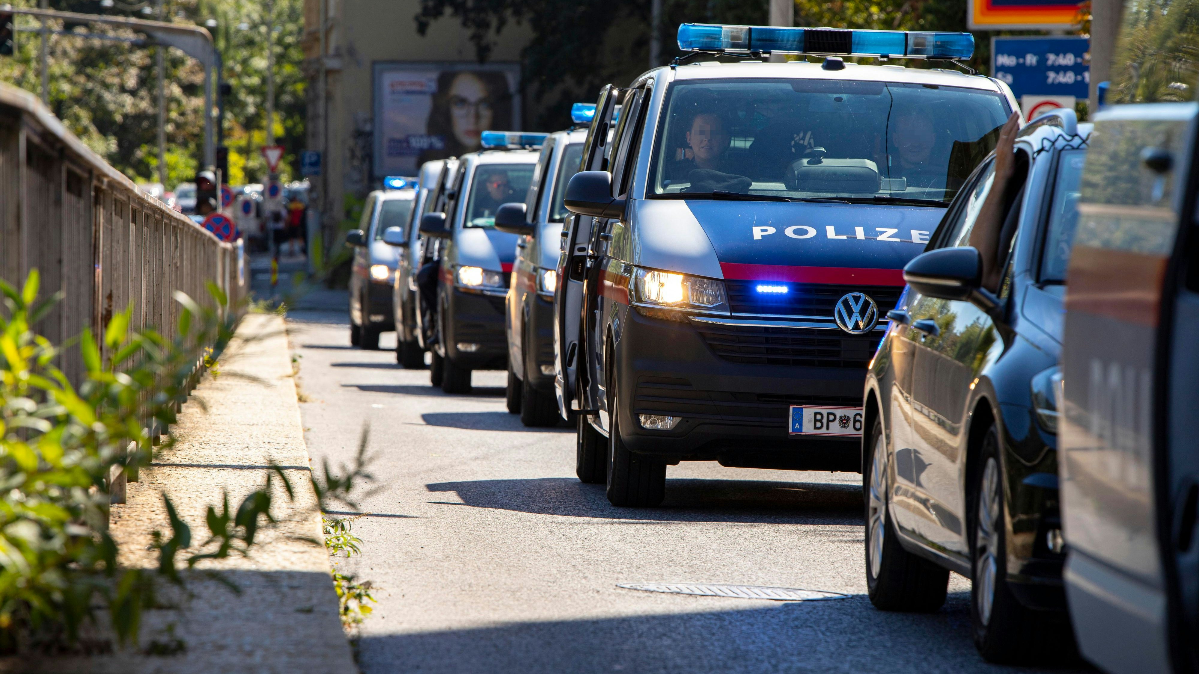 Die Polizei im Einsatz. Symbolbild.