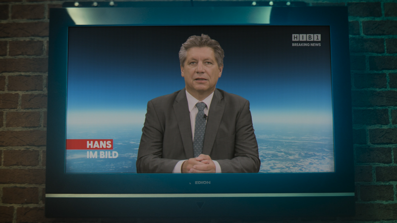 Hans Bürger macht jetzt Werbung für Linz.