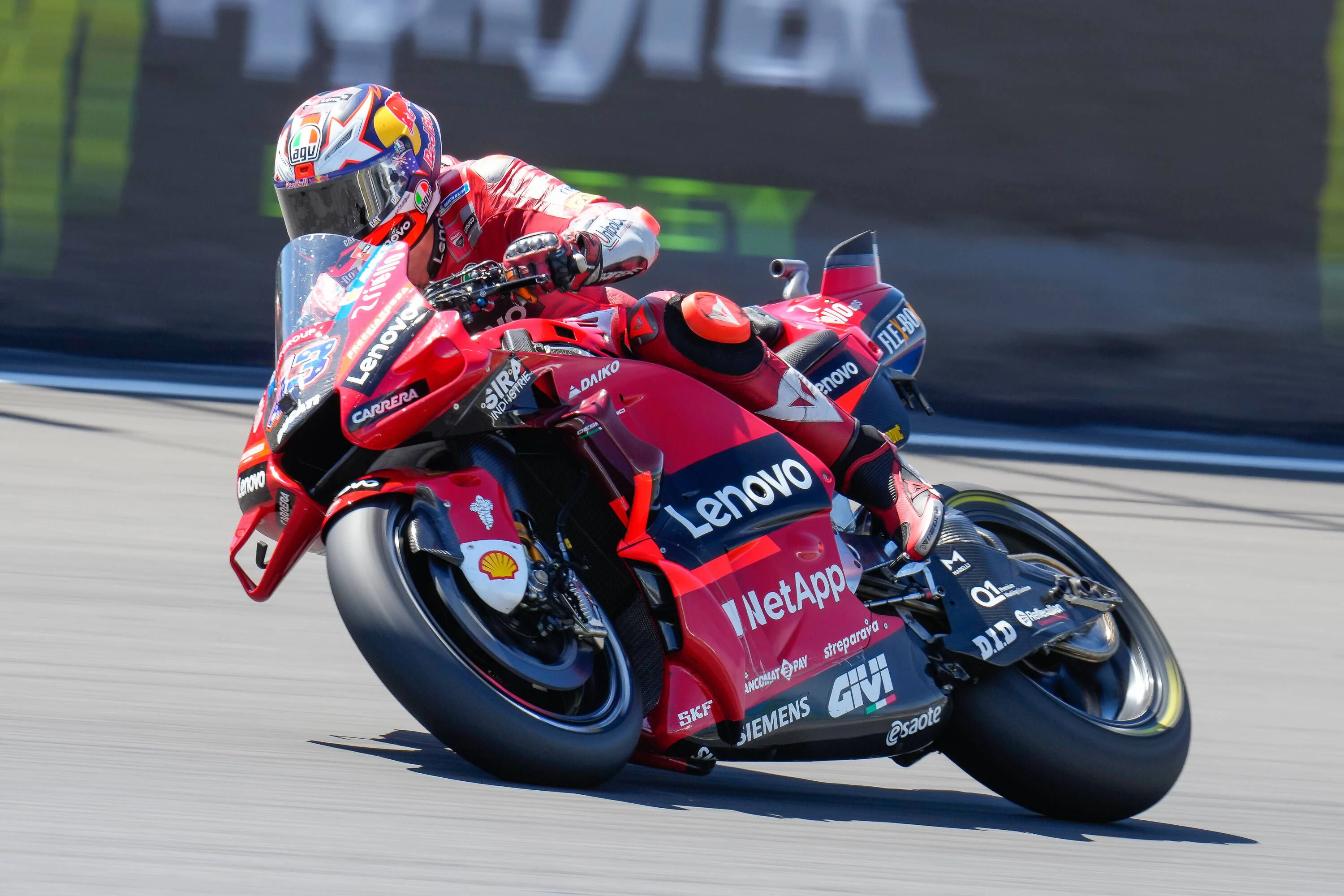 Ducati-Pilot Jack Miller fuhr im Training allen davon. 