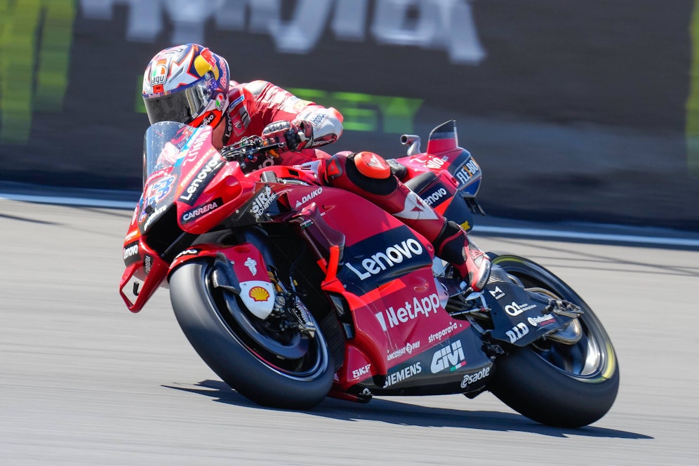 Ducati-Pilot Jack Miller fuhr im Training allen davon. 