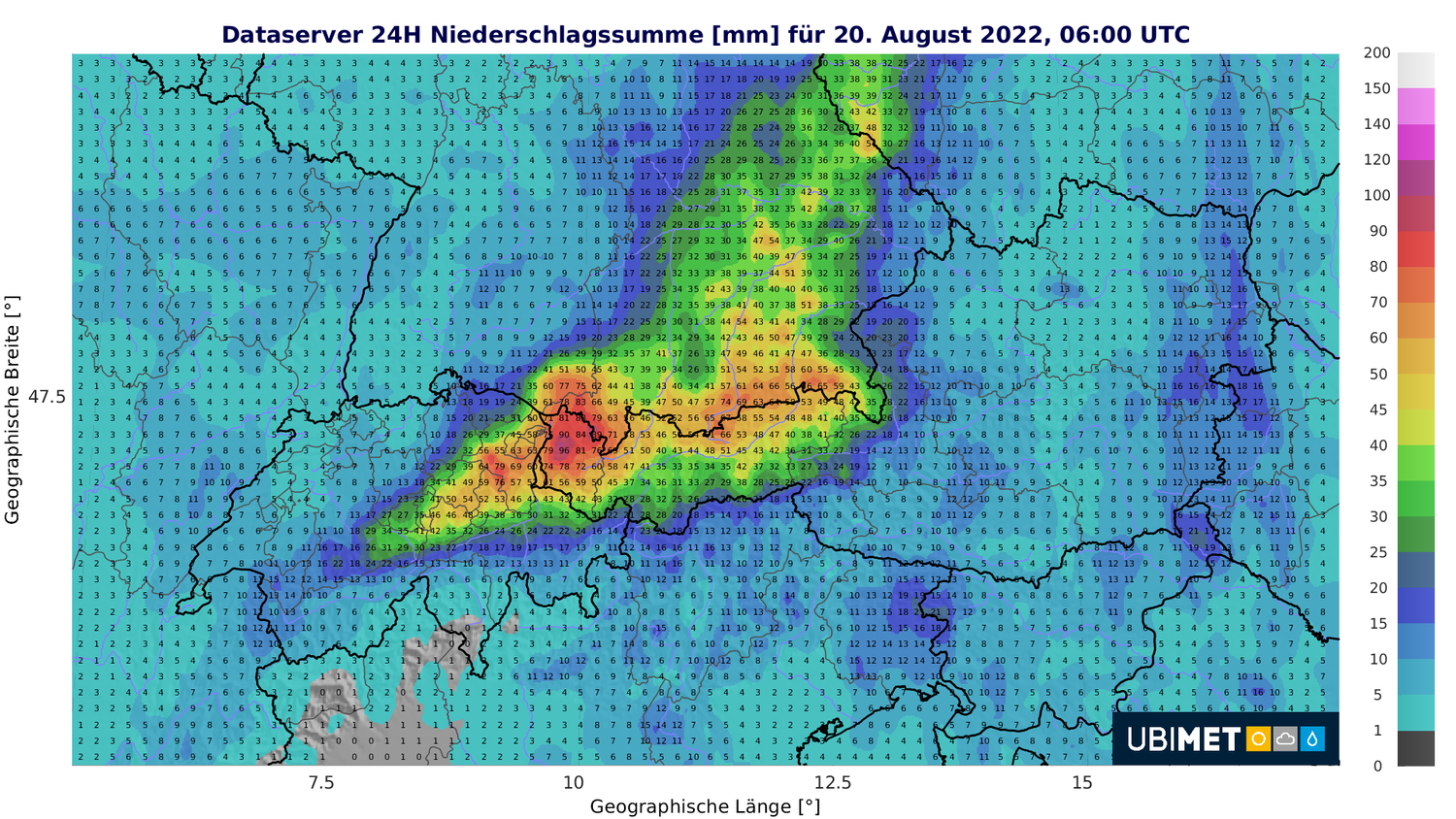 Vor allem im Westen dürften am Samstag größere Niederschlagsmengen zusammenkommen. 