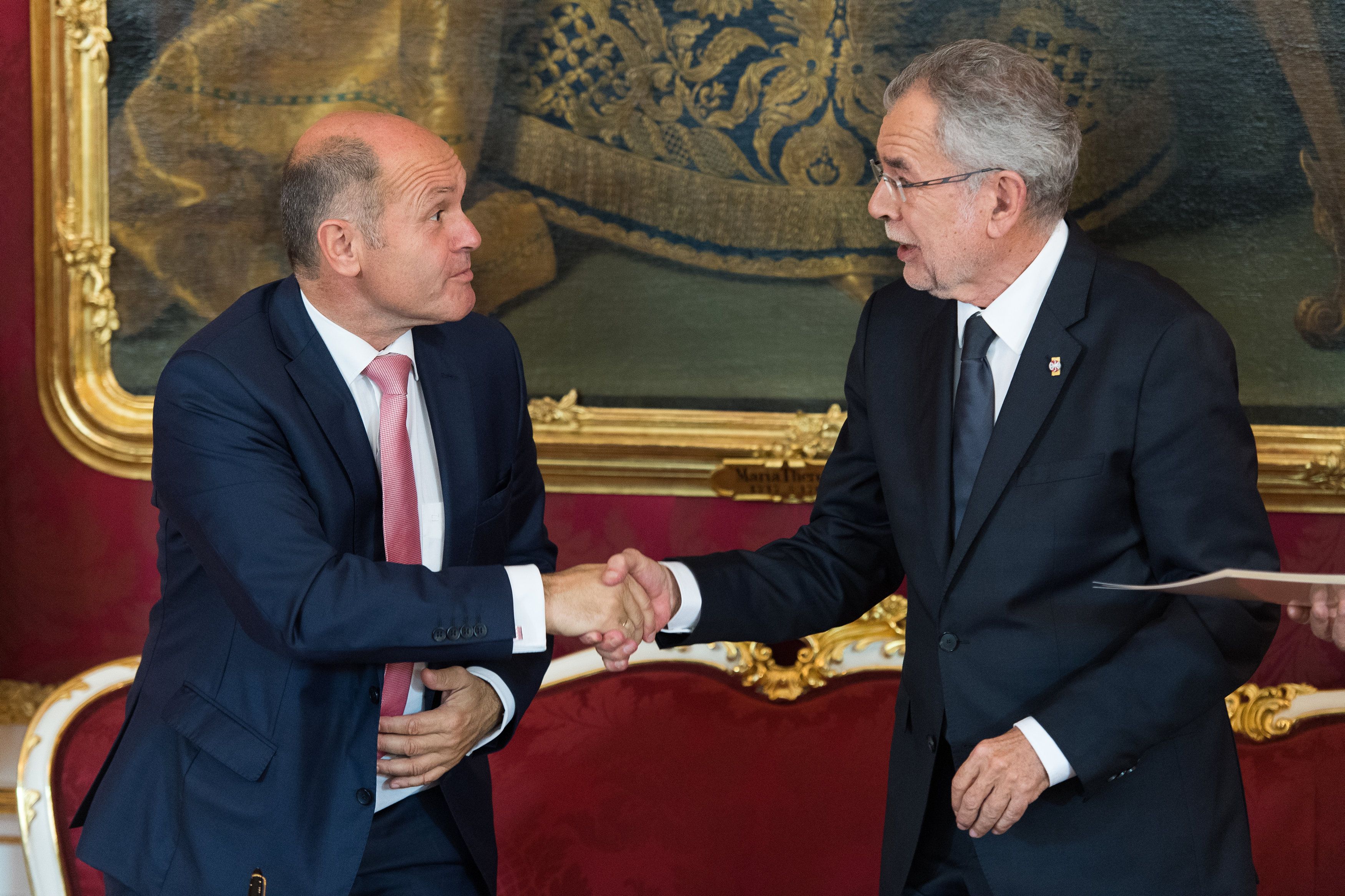 Wolfgang Sobotka und Alexander Van der Bellen. 