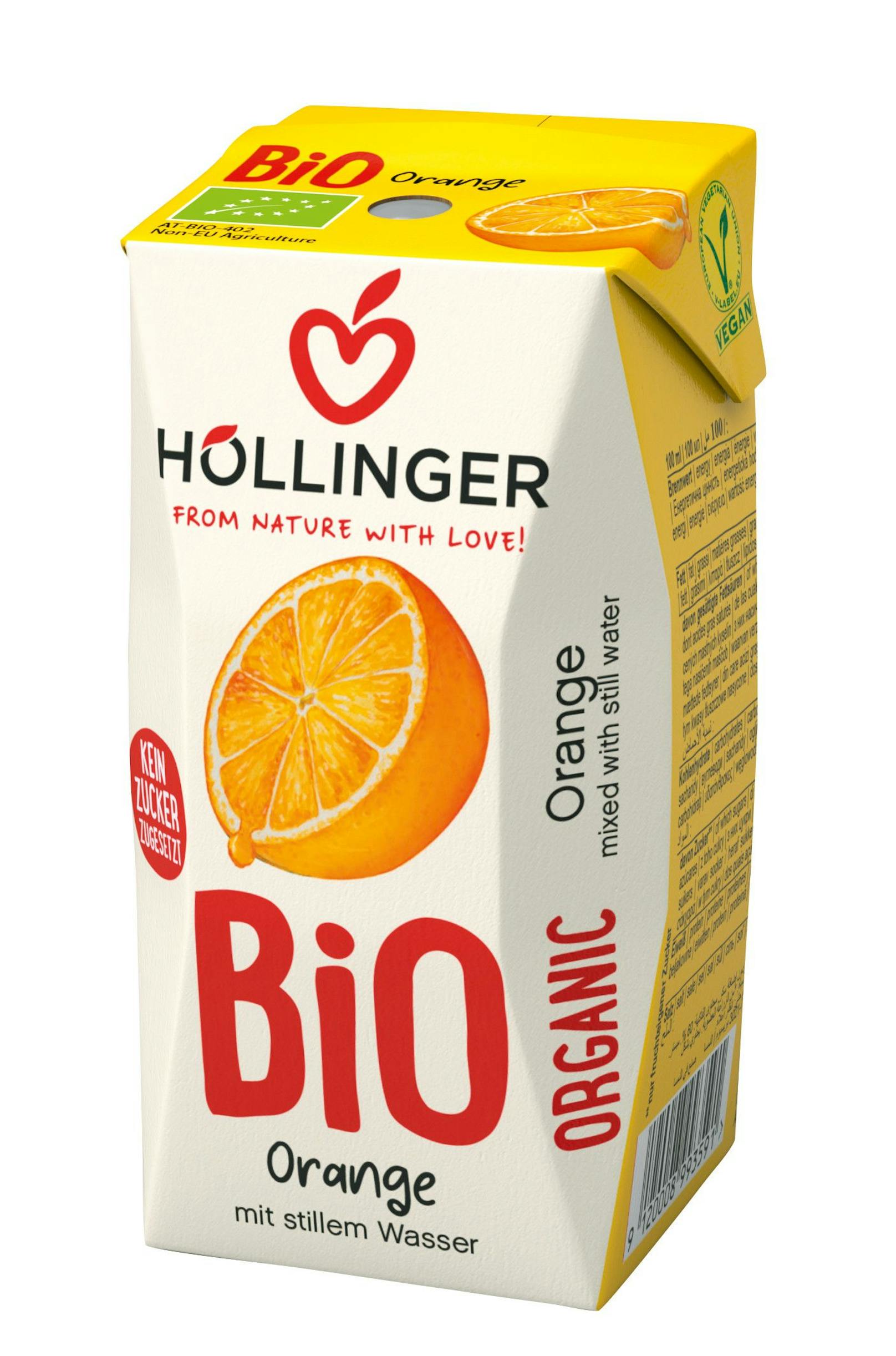 Höllinger Bio Schulsaft Orange