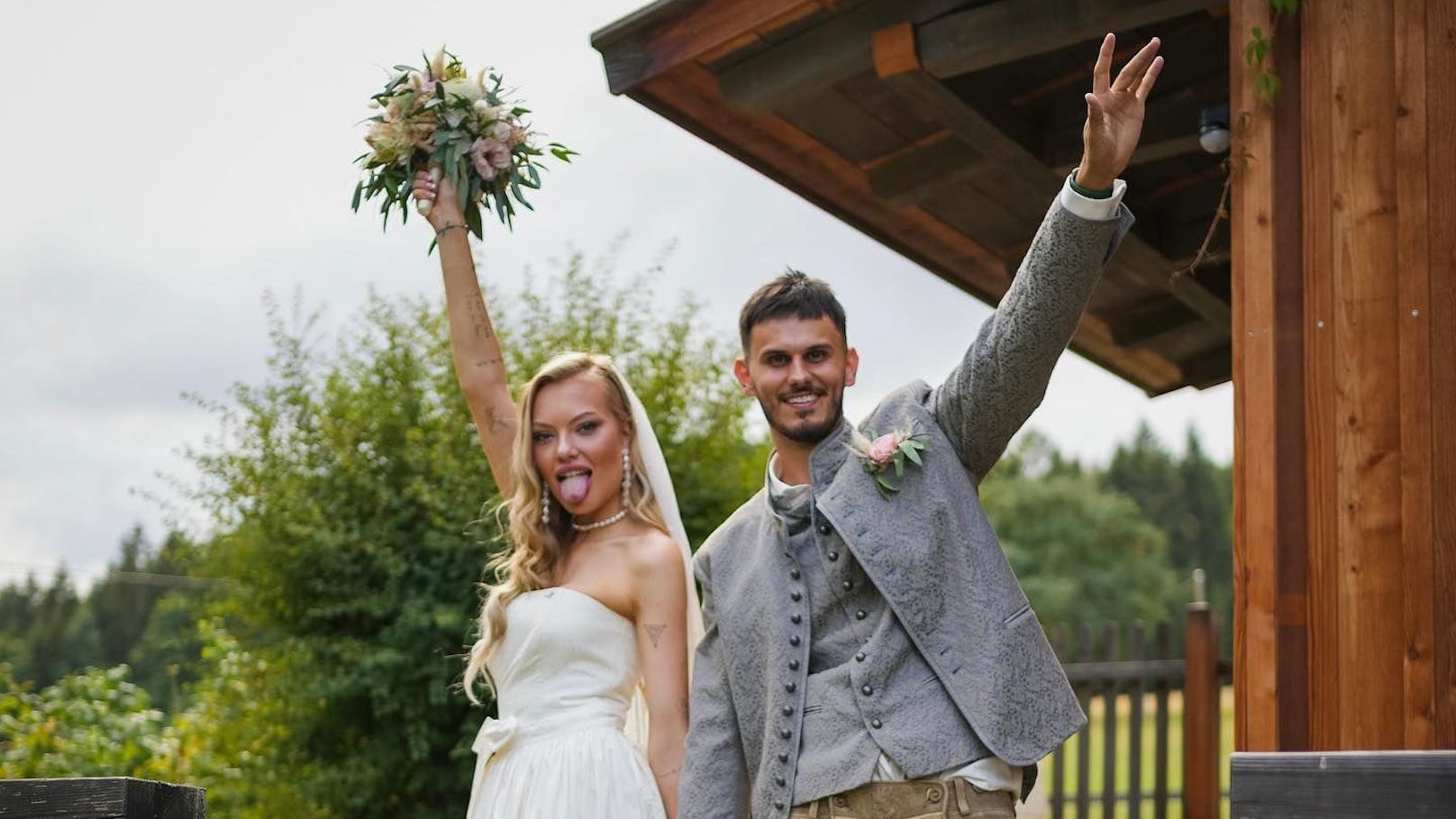 Cheyenne und Nino haben 2022 in der Steiermark geheiratet