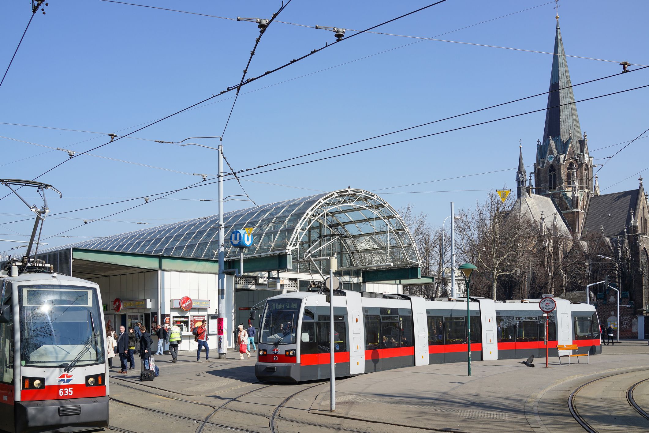 Der Vorfall ereignete sich am Europaplatz vor dem Wiener Westbahnhof.
