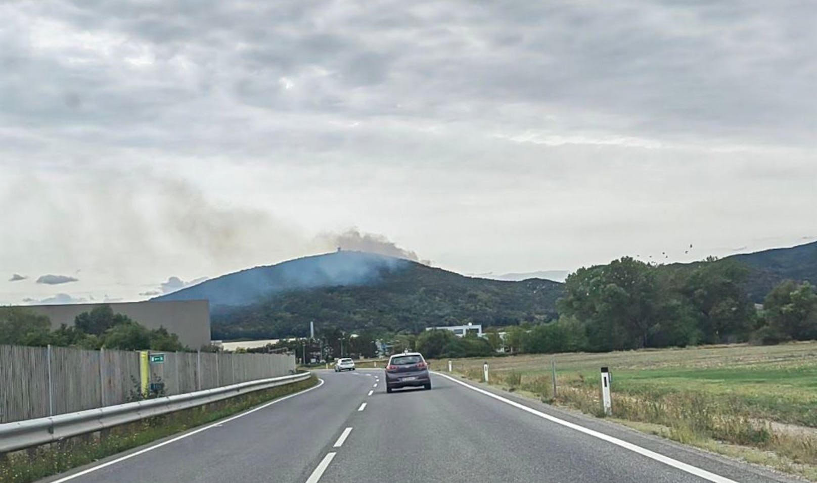 Waldbrand Bezirk Baden