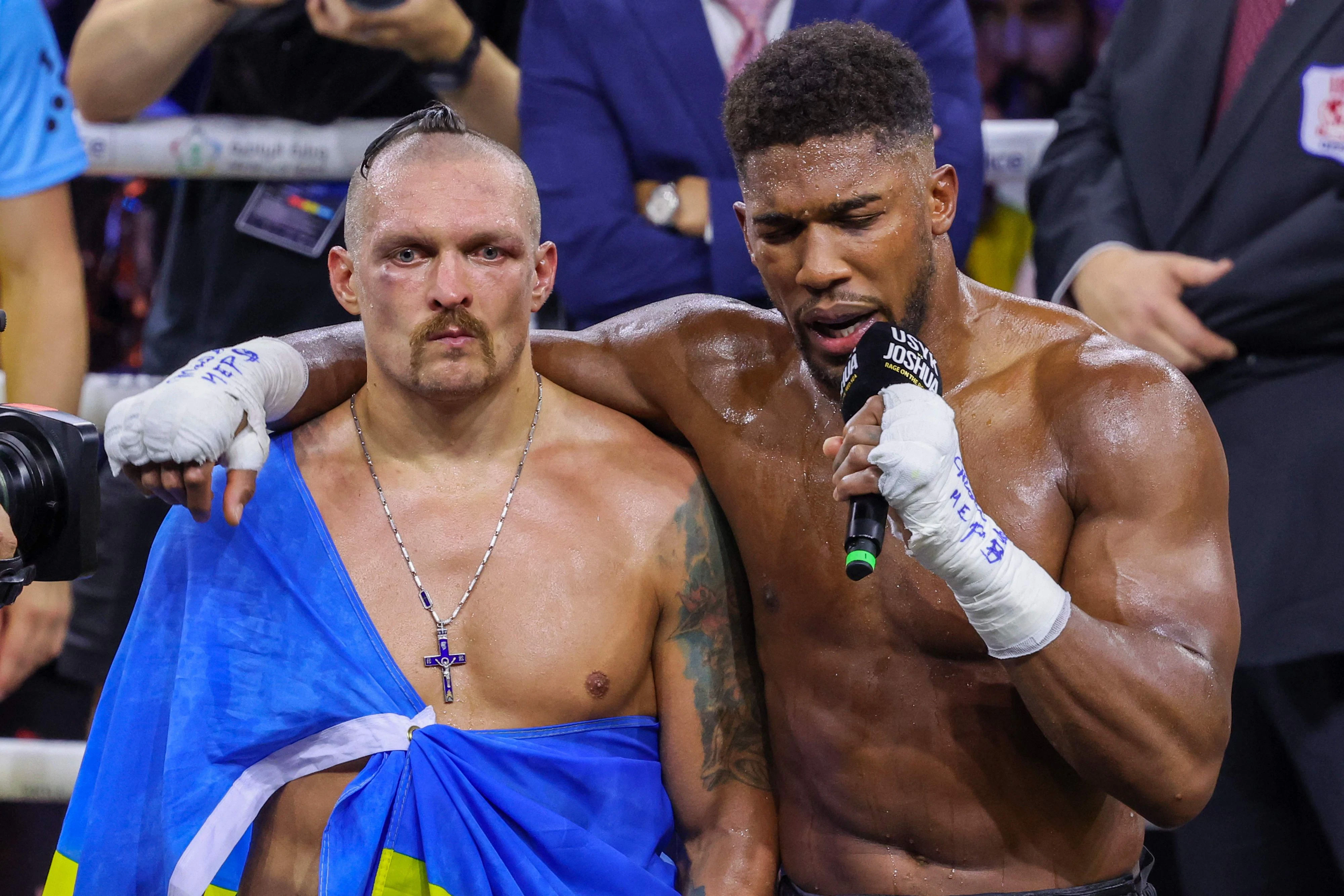 Alexander Usyk und Anthony Joshua