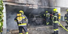 Feuerwehrmann nach Brandinferno in Gloggnitz im Spital