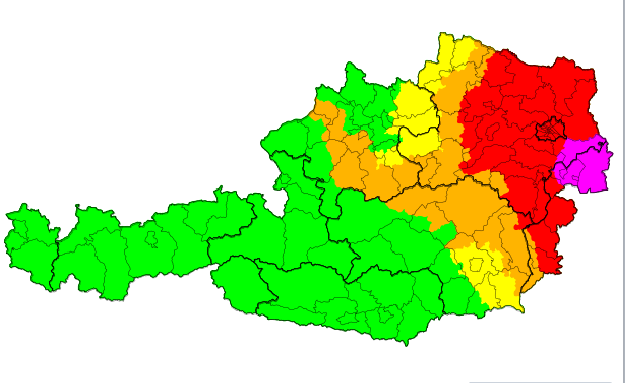 Alarmstufe Rot Im Osten – Unwetter-Warnung Für Wien | Heute.at