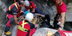 Spektakulärer Rettungseinsatz nach Canyoning-Unfall