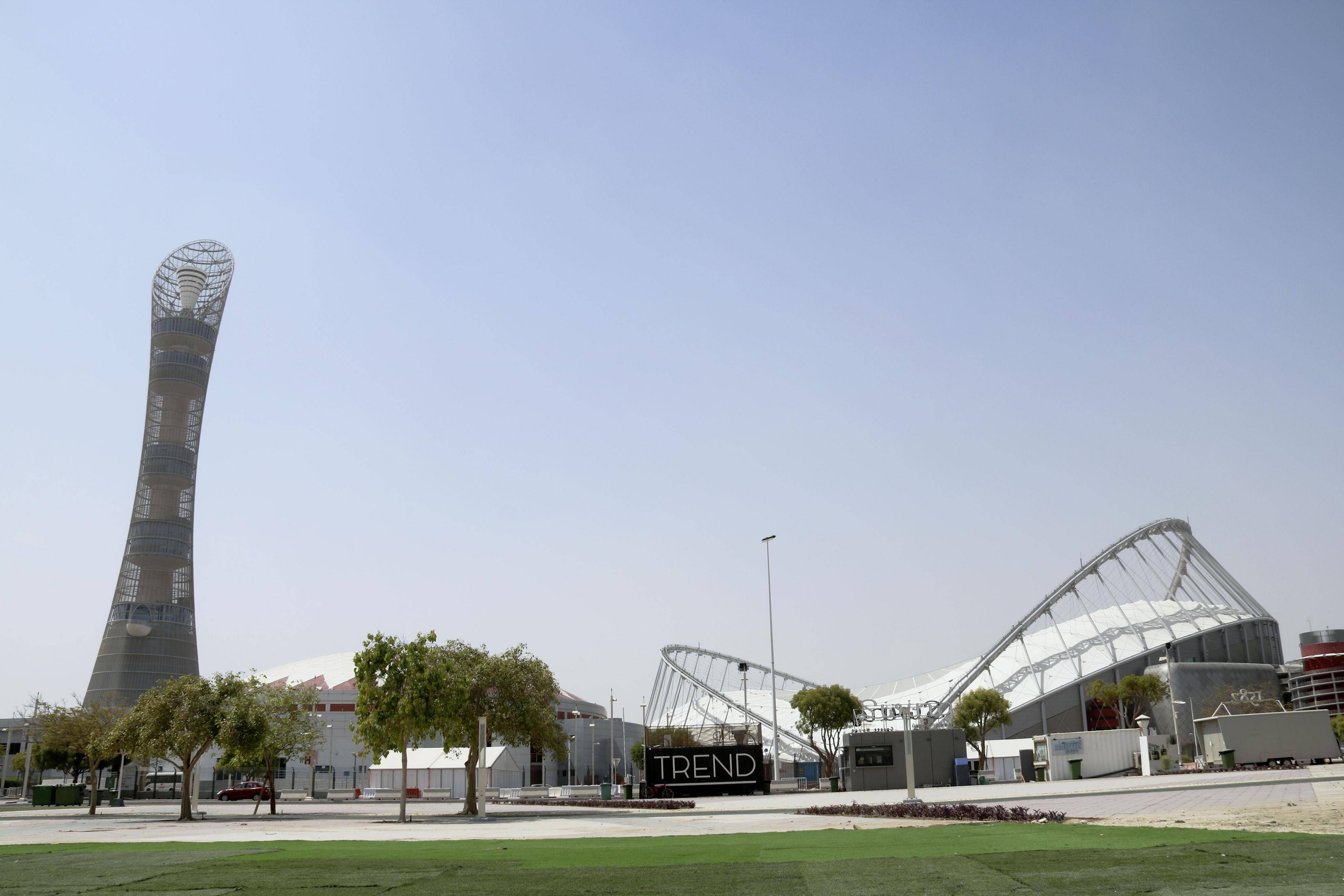 Das Khalifa International Stadium in Katar.