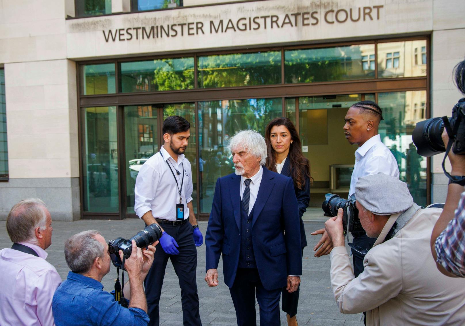 Bernie Ecclestone vor Gericht in London