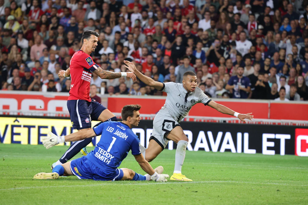 Kylian Mbappe brilliert gegen Lille.