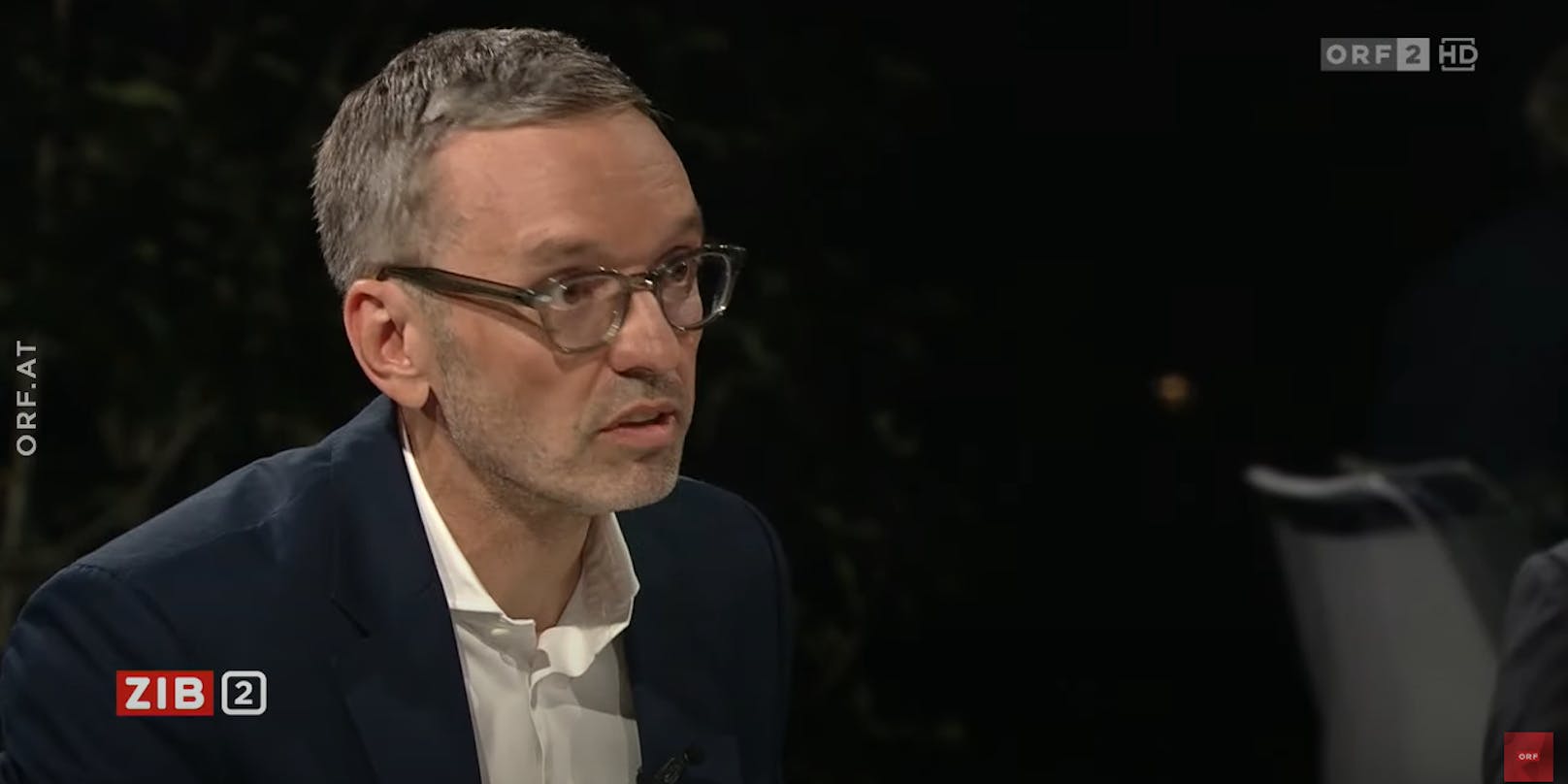 Herbert Kickl im ORF-Sommergespräch am 22. August 2022.