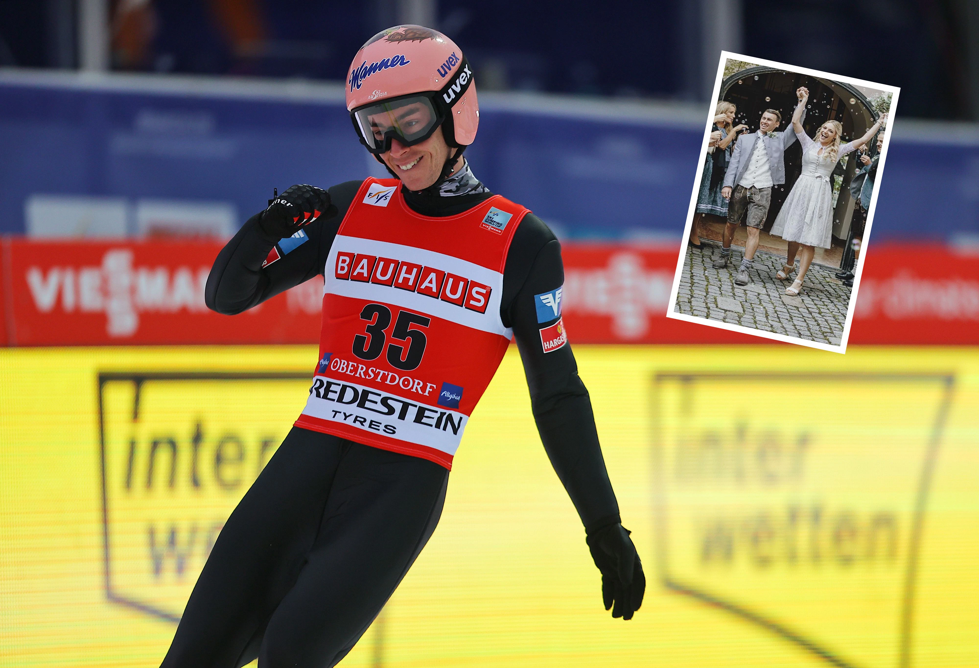 Skispringer Stefan Kraft hat am Sonntag seine Marisa geheiratet.