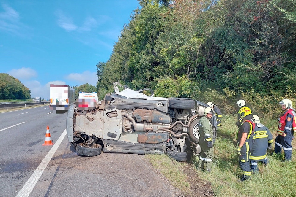 Die Feuerwehren im Einsatz.