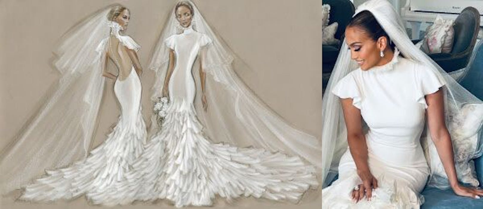 Drei Millionen – J. Lo enthüllt ihre Hochzeitskleider