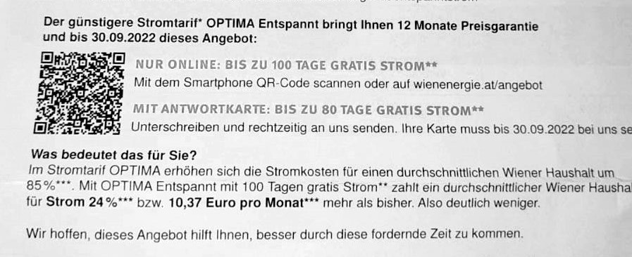 Wien Energie lockt mit einem Treue-Deal gegen den Strompreis-Schock.