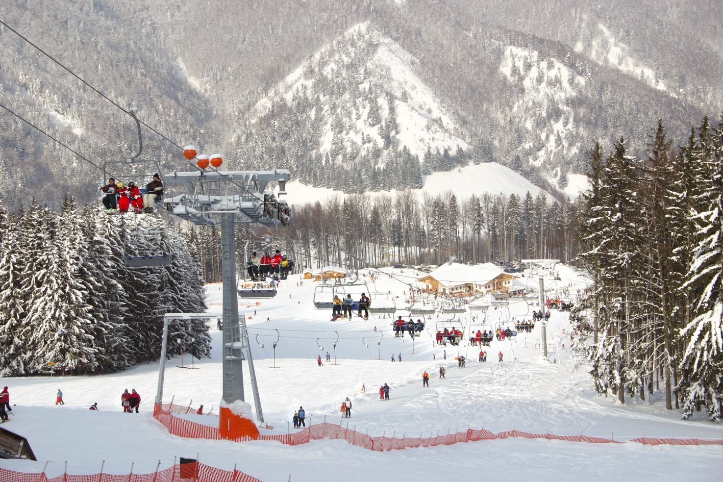 Der Sessellift auf der Forsteralm.