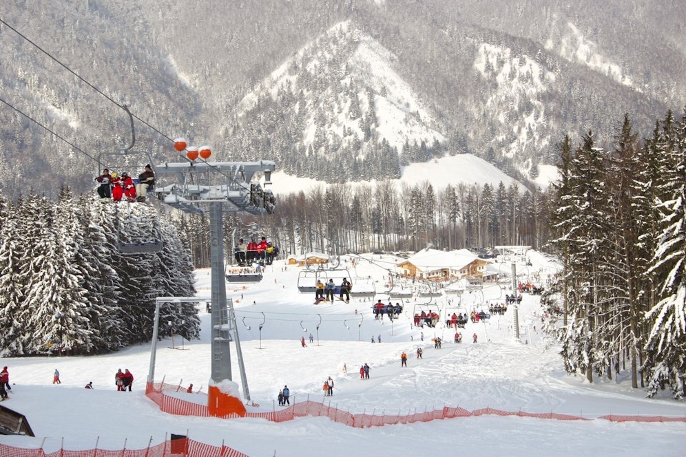 Der Sessellift auf der Forsteralm.