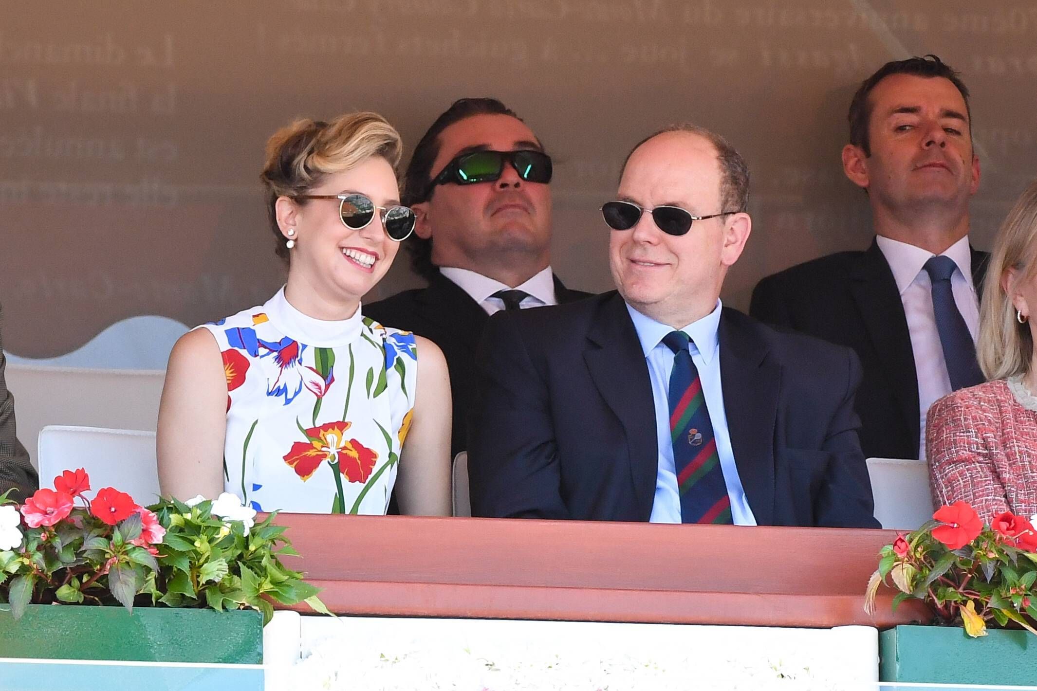 Jazmin Grace Grimaldi mit ihrem Vater Fürst Albert II.