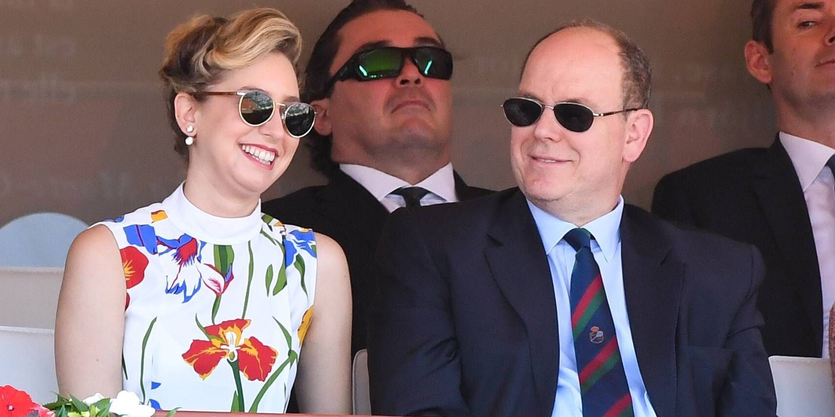 Jazmin Grace Grimaldi mit ihrem Vater Fürst Albert II.