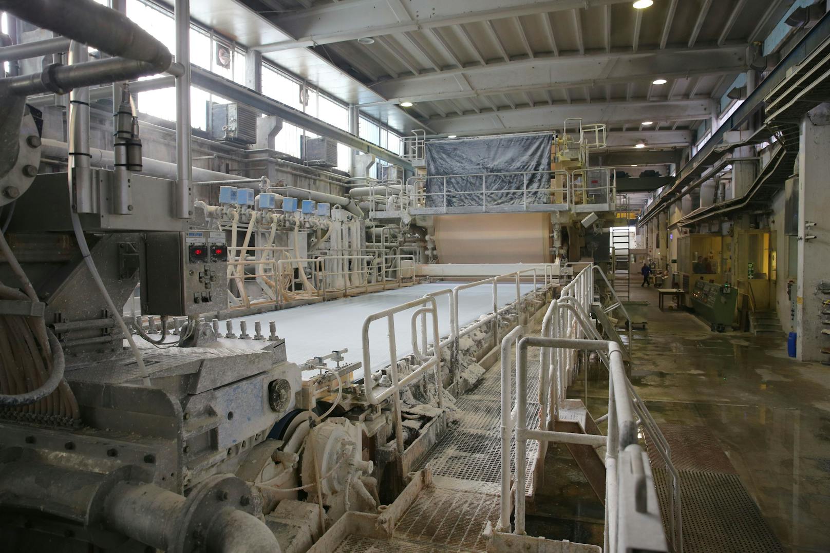 Blick in den steirischen Standort der Papierfabrik B&B, Brigl & Bergmeister, in Niklasdorf. Archivbilder 2015.