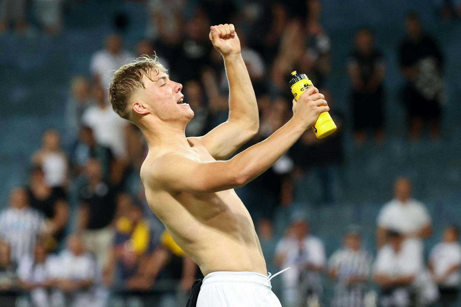 Rasmus Höjlund könnte Sturm Graz noch im August verlassen. 