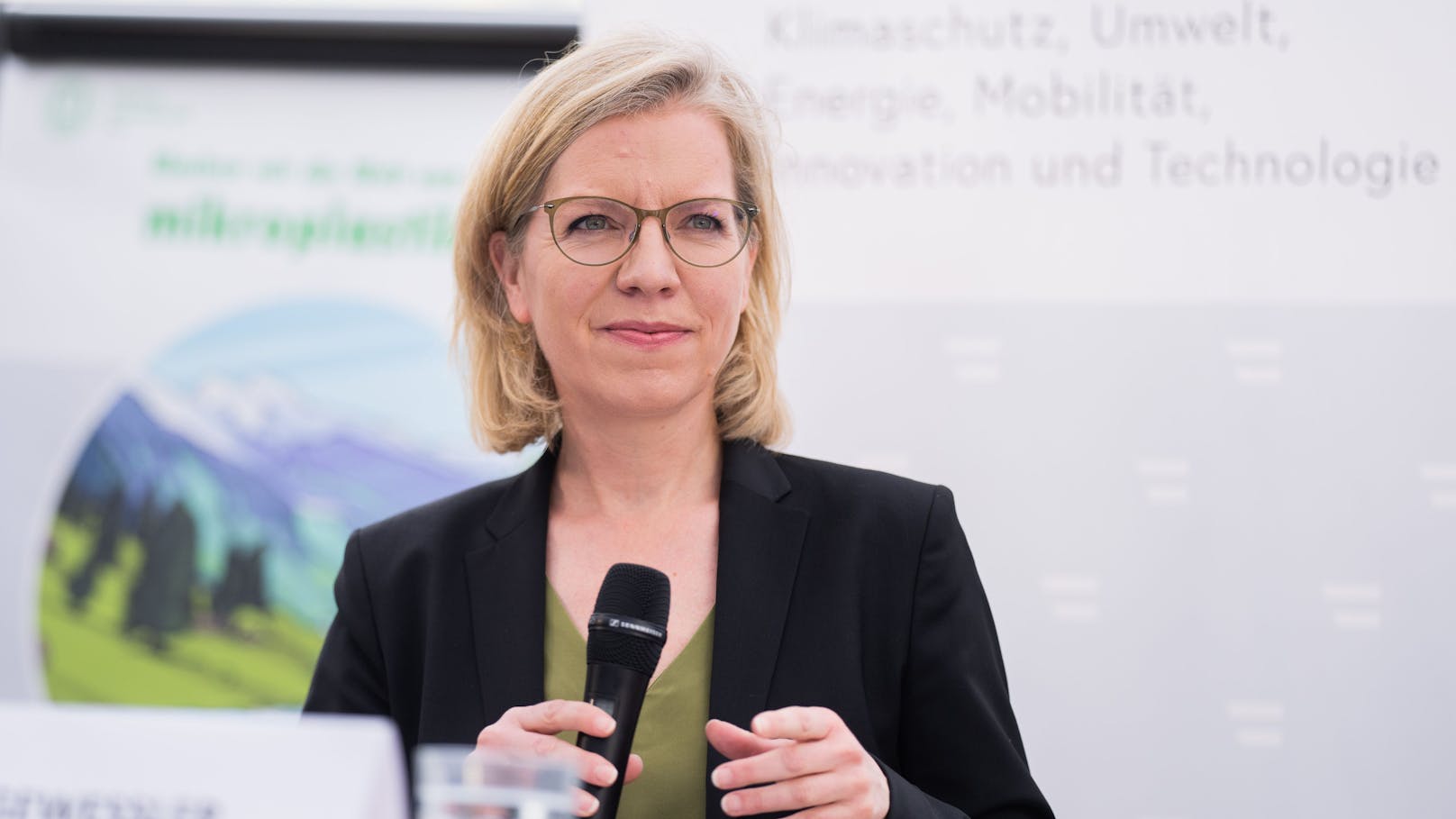 Klimaschutzministerin <strong>Leonore Gewessler</strong> (Grüne).