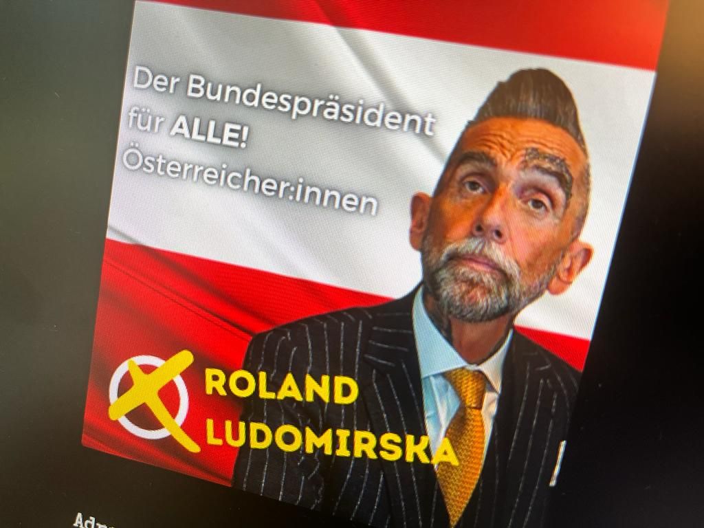Der Crazy-Cheese-Chef Roland Ludomirska  will Bundespräsident werden
