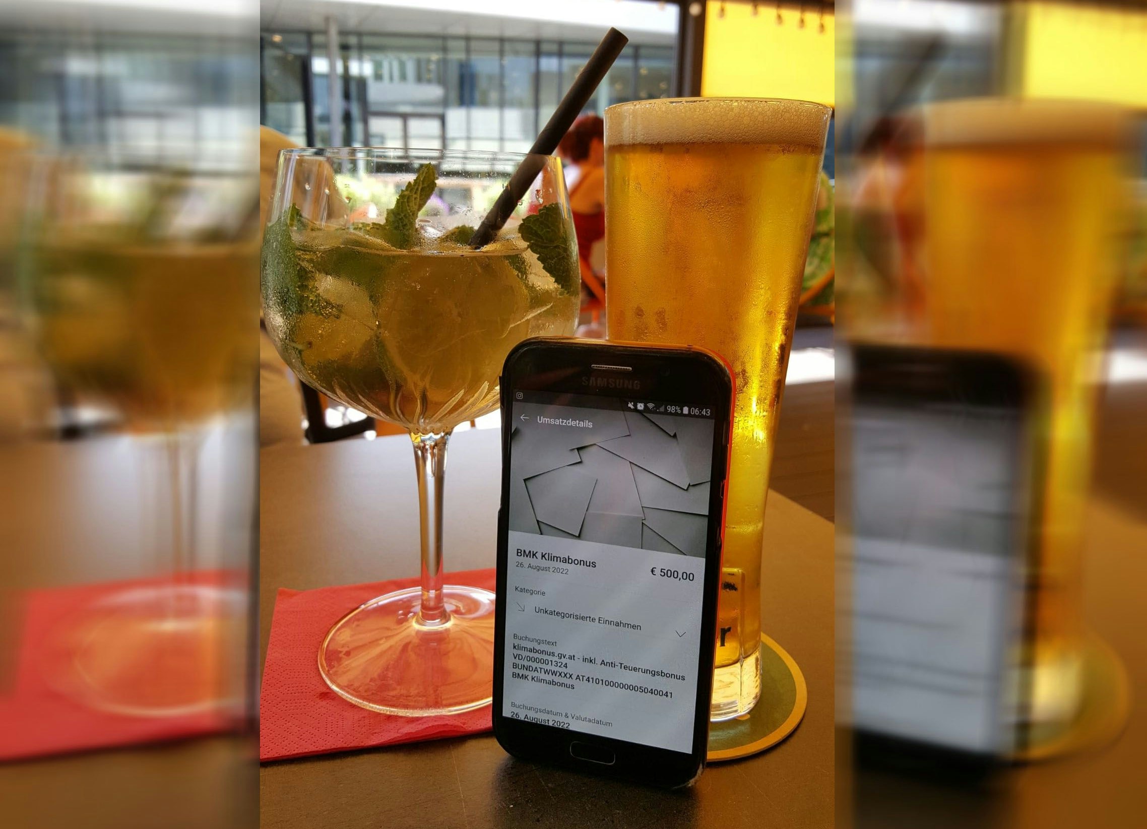 Klimabonus versaufen Wienerin