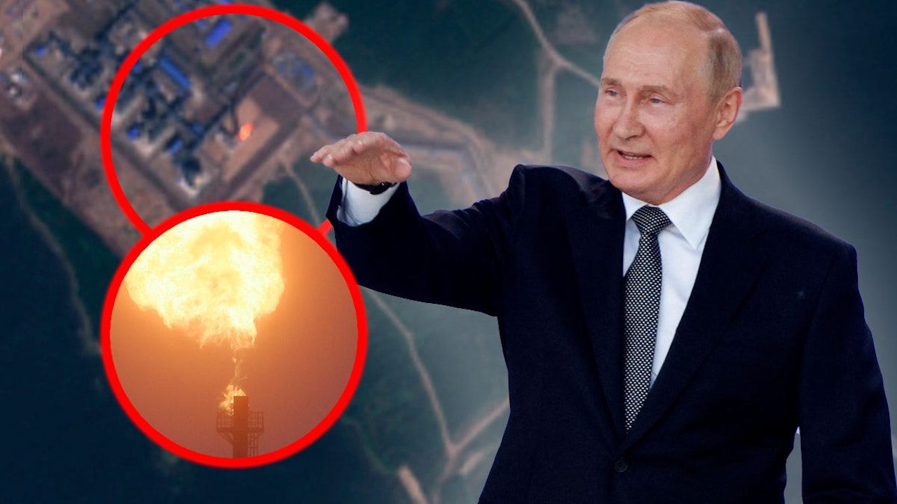 Heute.at - Putin fackelt Gas für EU ab – Mega-Flamme im All sichtbar