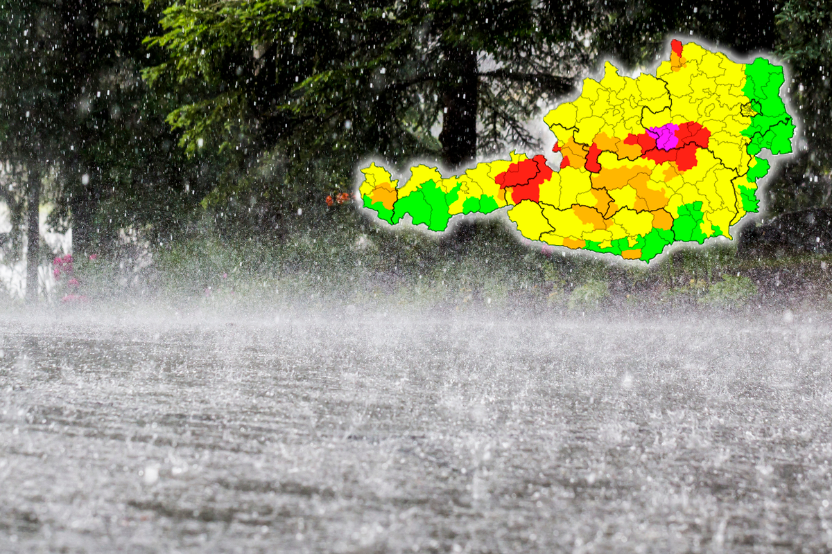 Die Gewitterherde bewegen sich aktuell kaum – gerade deswegen drohen kleinräumige Überflutungen.