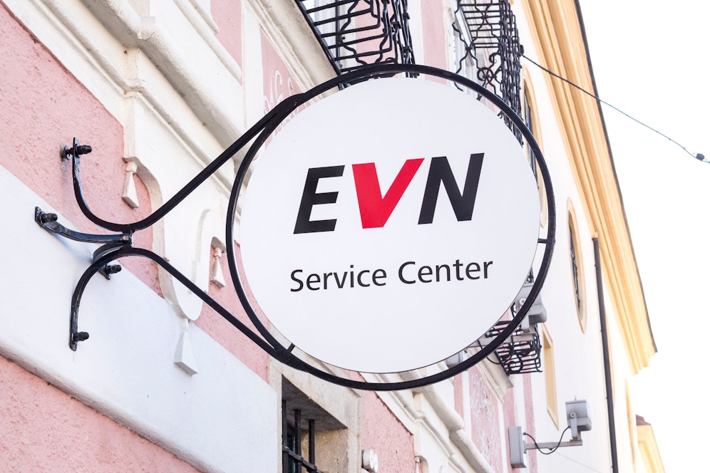 Service Center der EVN in Sankt Pölten - bitte warten